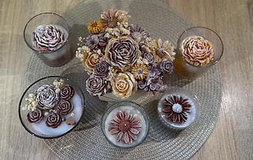 Sve za vikendicu i baštu: ✨ Ručno rađene sveće od 100% prirodnog sojinog voska 🕯️ Unikatne — 1