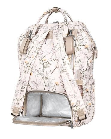 deciji satovi igracke: KikkaBoo Torba za mame Siena Luxe Secret Garden – beige Elegantna i — 5