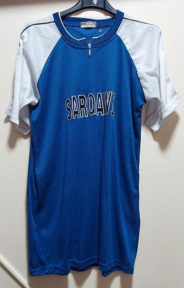 Majica sa kratkim rukavima “SARQAWI” - Boja: plava sa belim raglan