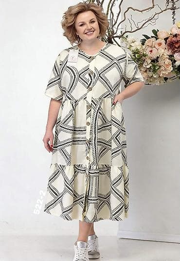 rang odeca: 💜Haljine za punije
Cena 2200
Vel. do 5xl
V16 — 3