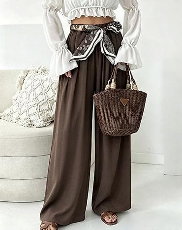 siroke pantalone na pruge: ✅Ženske široke pantalone sa visokim strukom
1900 din — 2