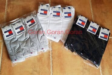 tommy hilfiger d: Muške pamučne čarape. Tommy hilfinger 3/4 muške pamučne čarape — 18