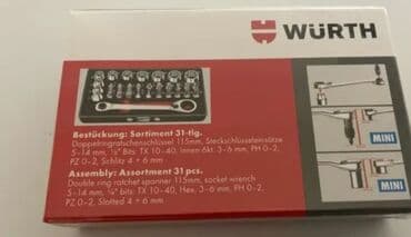 Setovi ručnog alata: Wurth gedora set MINI 1/4 Mini gedora set, set je donet iz Nemacke — 1