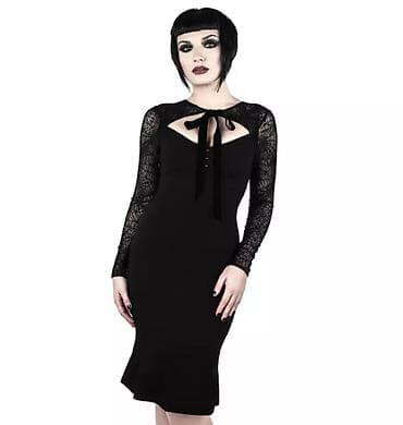 NOVA GOTHIC haljina KILLSTAR - BAT TO THE BONE - BLACK prelepa, sexy