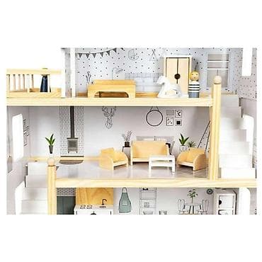 Dolls & Accessories: KUĆICA ZA LUTKE SET SA 18 DODATAKA – ECO TOYS Šifra proizvoda — 3