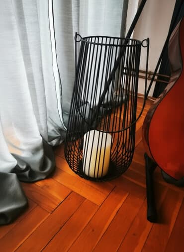 posude za kafu i secer: Svećnjak, bоја - Crna, Novo — 1