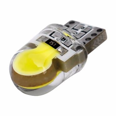 kvalitetni kablovi za paljenje: Led sijalica t10 cob silikonski gel 12v, bela boja 6000k 2w sve sto — 4