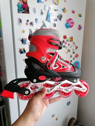 hy skate roleri cena: Roleri
Brojevi 34-48
Cena 3500 din
Štitnici cena 950 din — 1