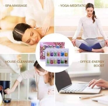 Etericna ulja /set 12x3ml 650din Dostupni mirisi u setu su: -