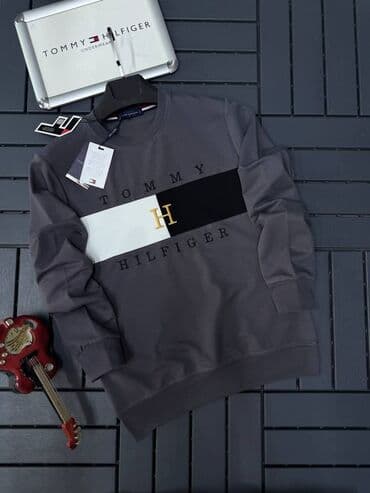 tommy hilfiger d: Muški duksevi – Moncler i Tommy Hilfiger - Modeli: klasični kružni — 8