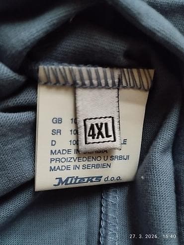 sorc dsquared nov: Muška atletska majica bez rukava – 4XL - Boja: plava sa svetlijim — 5