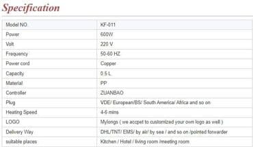 metalac kuvalo za kafu: 1500din Elektricno kuvalo za kafu 0.5l Idealno za kucu, kancelariju — 2