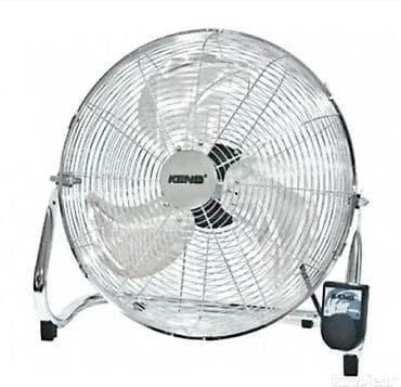 klima za terase: Podni/industrijski ventilator KENO – snažan metalni turbo ventilator — 1