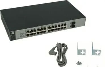 hp pavilion dv9700: *** SUPER AKCIJA *** #2065 Kvalitetan switch - HP 1810-24G (J9803A); — 5