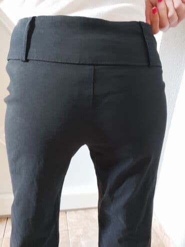 muske pantalone svecane: S (EU 36), Visok struk, Zvoncare — 6