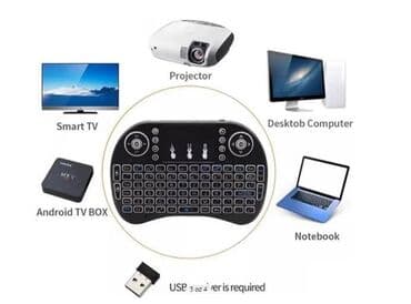 mini bar frizider: Tastatura mini WiFi tastatura sa funkcijom miša, Touchpad-om sa — 1