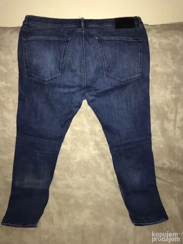 Donji delovi trenerke: Original Hugo Boss farmerice 36 RED LINE ( crveni Boss ) 95% cotton 5% — 4