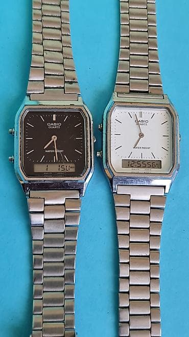 Casio Quartz analogno‑digitalni ručni satovi – set od 2 komada - na lalafo.rs Casio Quartz analogno‑digitalni ručni satovi – set od 2 komada -