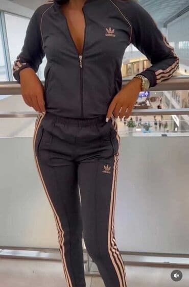 elegantni kompleti sa pantalonama: Adidas, Prugasti, bоја - Šareno — 3