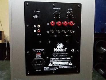 Aktivni wufer Magnat 8 inca(br.4)-sivi ispravan wufer, lep zvuk ima — 2