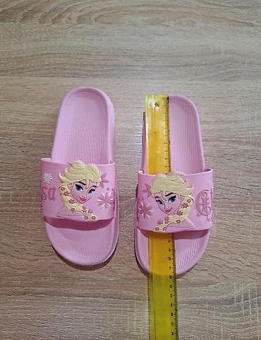 pandino obuca velicine: Nove roze papuče Frouzen br 35 ug 21,5 cm, letnje devojčice Nove — 1
