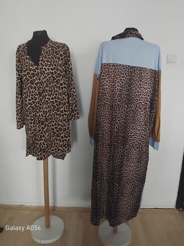 zara haljine na preklop: Sab 4XL (EU 48), color - Multicolored, Oversize, Long sleeves — 3