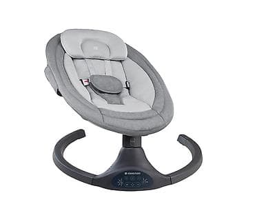 njihalica za bebe do 18kg: KIKKA BOO ljuljaška Codie sa daljinskim upravljačem – light grey — 3
