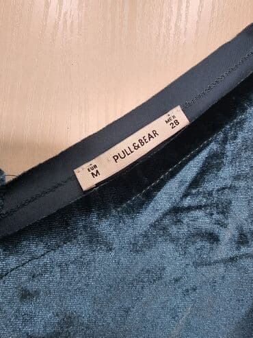 grubin papuce letnje: PULL&BEAR M (EU 38), color - Turquoise, Cocktail, With the straps — 2