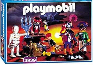 igračke od kartona: Playmobil pirate set 3939 pirati - gusari i blago. Svecnjak — 1