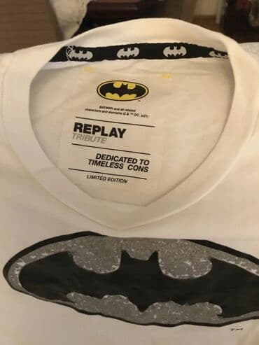 crocs papuce bele: Original Replay majica L PRAKTICNO NOVA LIMITED EDITION 100% cotton — 2