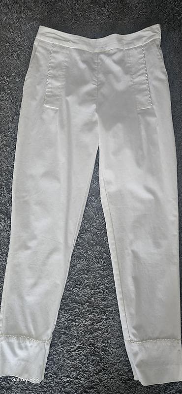 zenski satovi cacak: Nove P.S. bele pantalone 34,imaju elastina, prelepe — 1