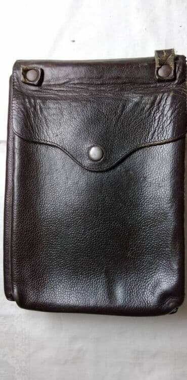 luj viton torba crna: Torba oficirska kozna za mape braon 27x19,5 cm. fali kais — 3