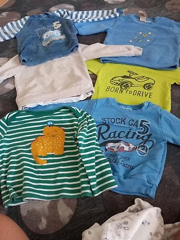 Paket dečjih dukseva/dugih majica za dečaka, veličina približno za