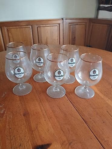 posude za so i biber: Set čaša za pivo Krombacher – 7 komada - Brend: Krombacher - Tip — 1