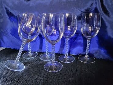 swarovski case za vino cena: Case nove za vino kristal,led kristal d'Argues Francuska 80,90te god — 3