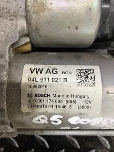 alternator: AUDI Q5 2018 80A ANLASER STARTER 04L911021B | Audi a3 a4 a5 a6 a7 q3 — 2