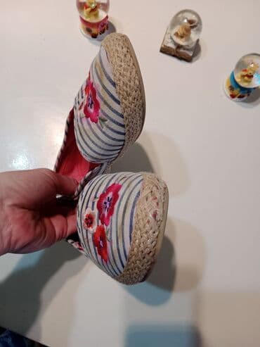 heklane haljinice za djevojčice: Espadrilles, Size - 34 — 5