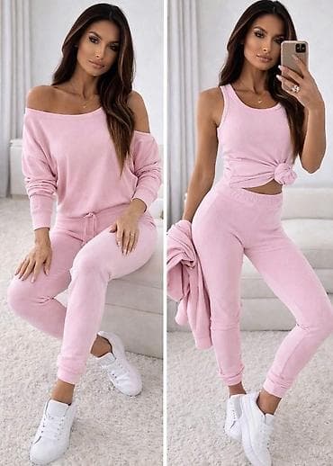 komplet helanke i majica: 04. 💫💫AKCIJA💫💫 Trodelni kompleti Helanke + majica + duks Cena : 2.600 — 4