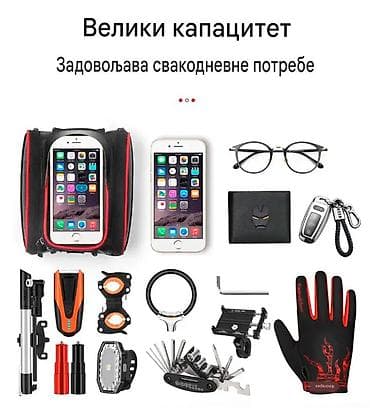 prodaja bicikala sombor: Nova torbica sa nosačem za mobilni telefon za biciklu. Torbica je — 6