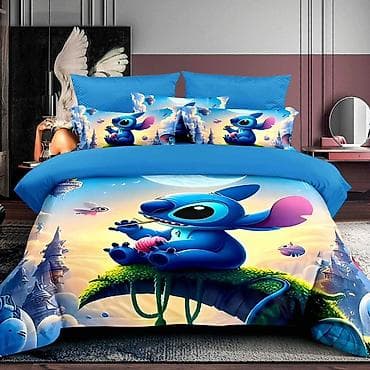 posteljina koja se ne pegla: Unesite magiju omiljenog junaka u dečiju sobu uz 3D Posteljinu Stitch — 3