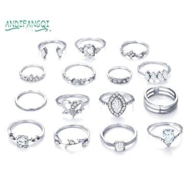 muško prstenje srebro: Set prstenja tibetansko srebro 1200 din — 8