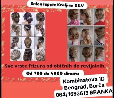 Lepota i zdravlje: Salon lepote Kraljica S&V – profesionalno stilizovanje kose — 1