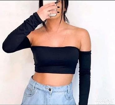 tapout majice: Ženski crop topovi – više modela - Model 1: Kratka majica sa kratkim — 3