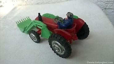 Muzički instrumenti: Blue Box Plastic traktor oko 13 cm. Hong Kong, Vintage,ocuvan — 3