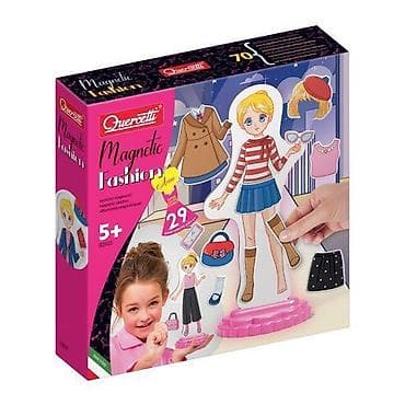 kozne jakne s krznom: Kreativni set Fashion Anna – 29 magneta Quercetti Magnetic Fashion — 1