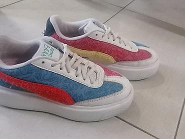 crvene puma patike: Puma x Mr. Doodle patike – uniseks lifestyle model. Extra očuvane — 4