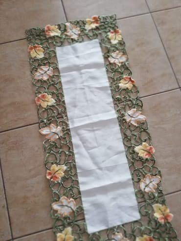 kuhinjski element sa sudoperom: Table runner, color - White — 5