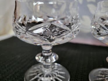 plastične čaše 0 2 cena: Case za dvoje,kristal,rucni rad za zestoko pice iz 70ih. Case su — 7