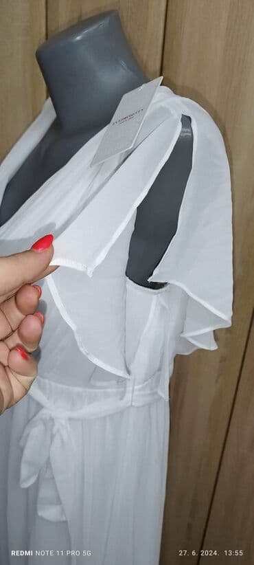 svecane pantalone i tunike: 2XL (EU 44), color - White, Evening, Short sleeves — 3