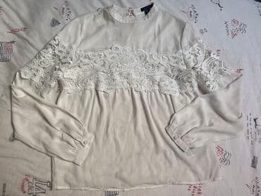 teddy kaput h m: AMISU bela košulja, moderna, prijatna za telo, ležerna, nosiva — 1